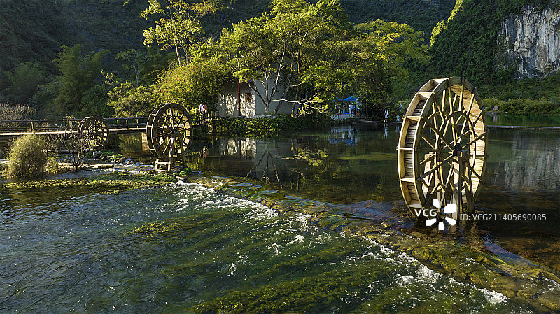 广西靖西鹅泉风光图片素材