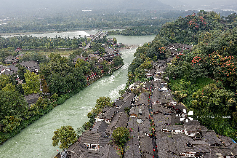 宝瓶口（都江堰）图片素材