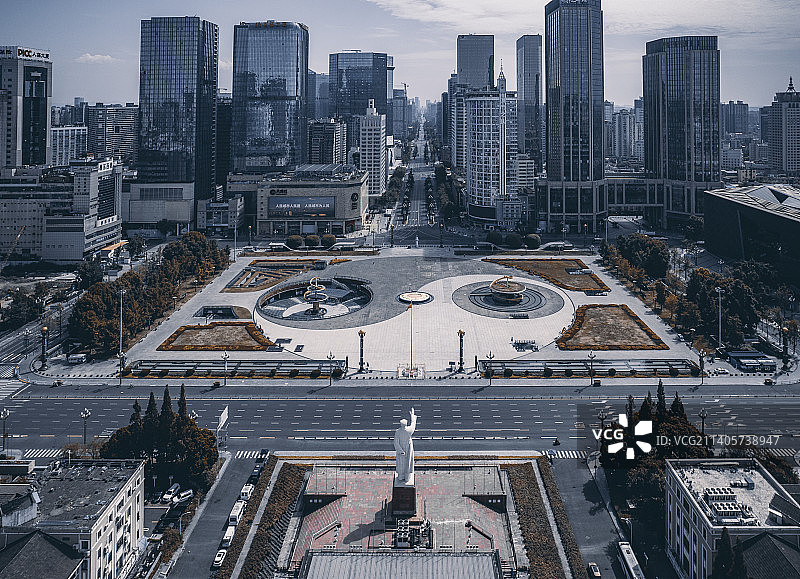 天府广场图片素材