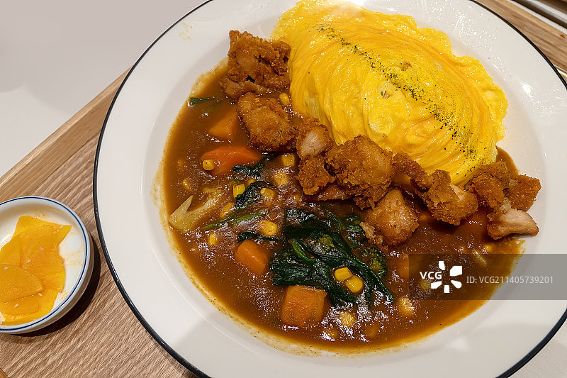 咖喱蛋包饭图片素材