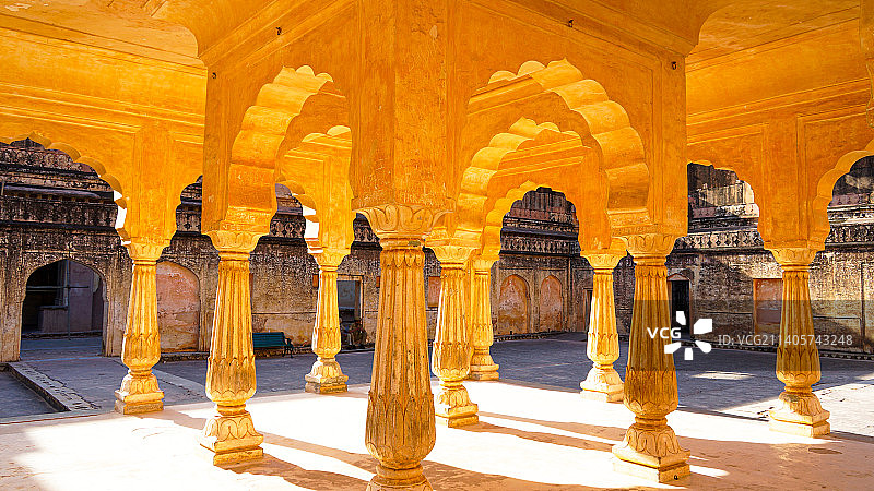 城市宫殿：斋浦尔古城，印度图片素材