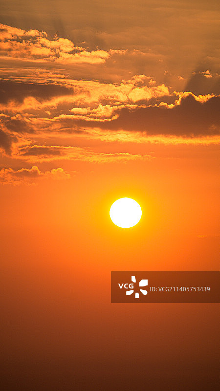 金七门日落图片素材