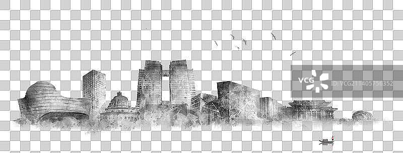 舟山城市建筑图片素材