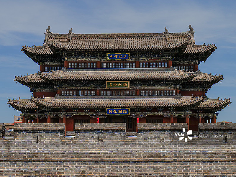 大同城墙图片素材