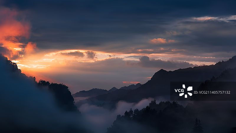 山坳（重庆綦江）图片素材