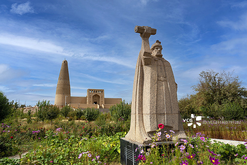 吐鲁番苏公塔图片素材