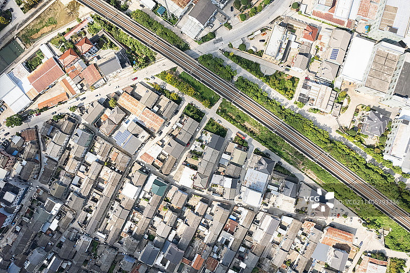 浙江宁波宁海西店镇香石村航拍风光图片素材