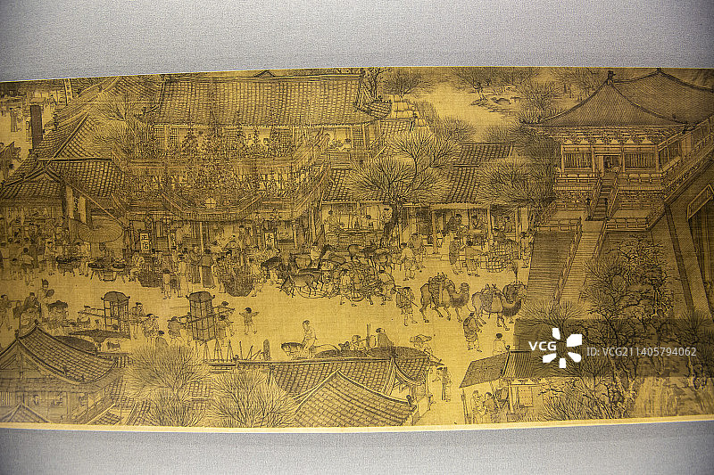 清明上河图（宋，张择端，故宫博物院藏）图片素材