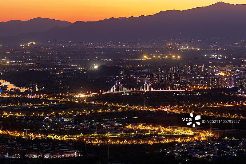 暮色昌平图片素材