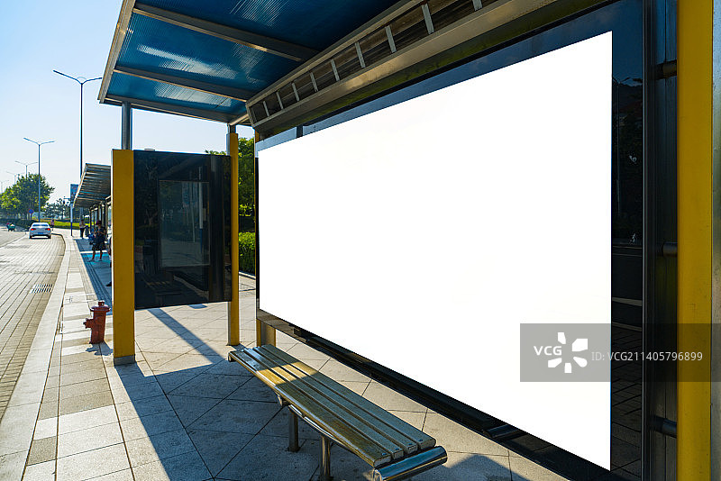 公交车站图片素材