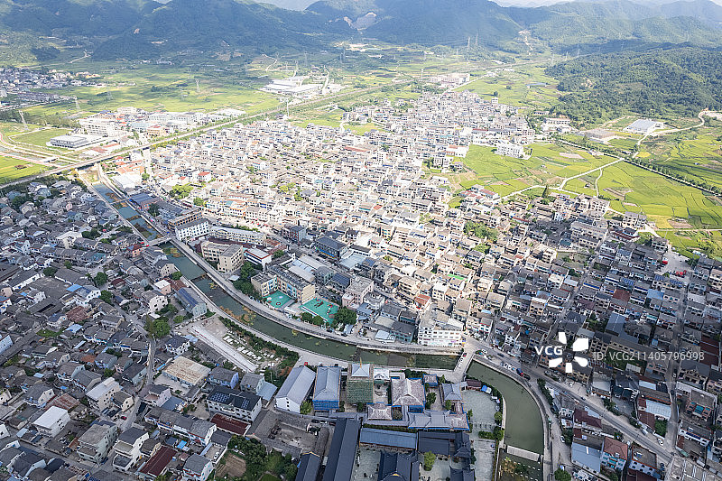 浙江宁波宁海西店香石村自然建筑风光图片素材