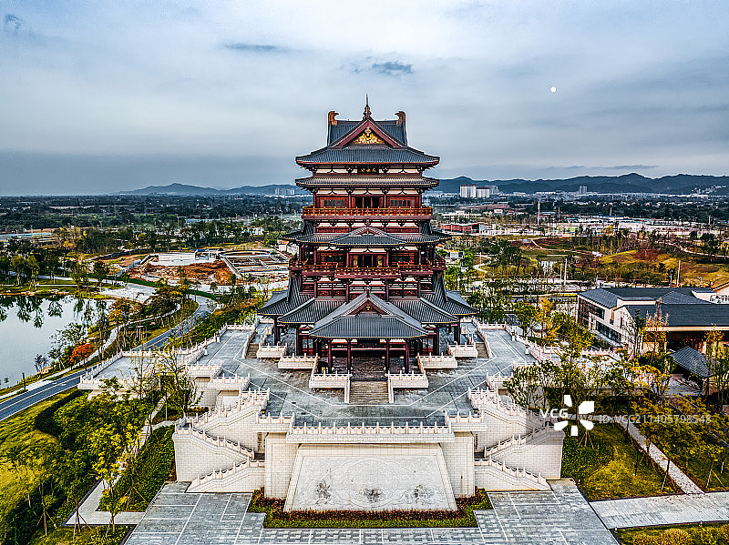 成都东安阁图片素材