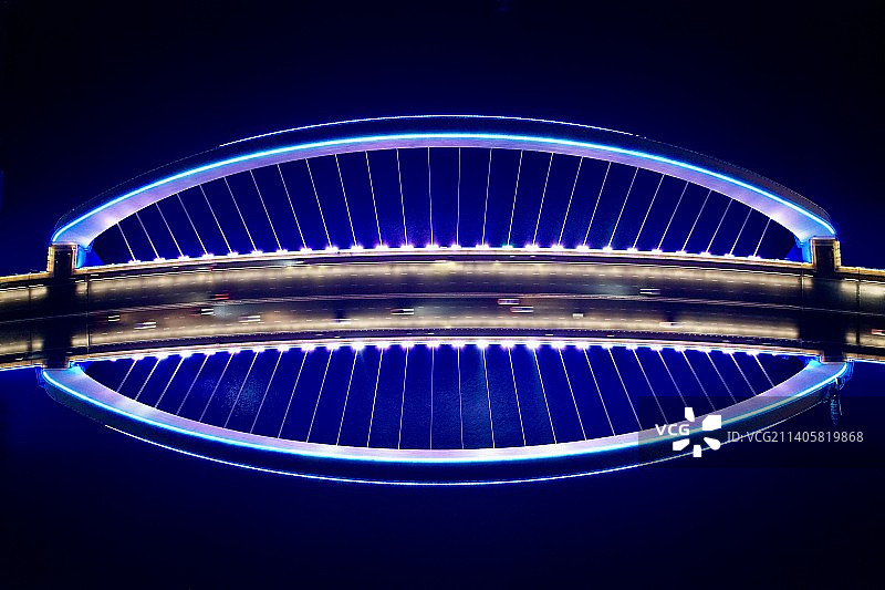 鸟瞰南宁大桥图片素材