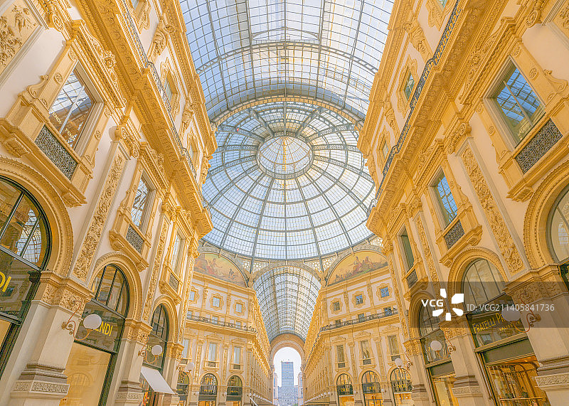 埃马努埃莱二世拱廊街图片素材