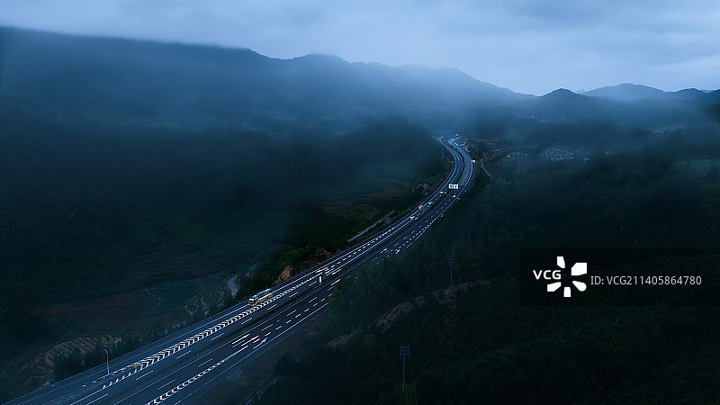 宁上高速（洞宫山段）图片素材