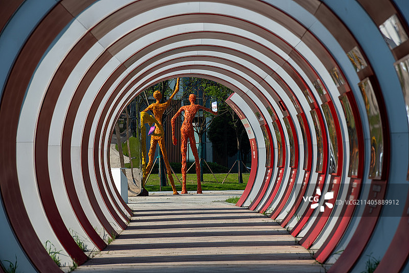 马栏山公园雕塑图片素材