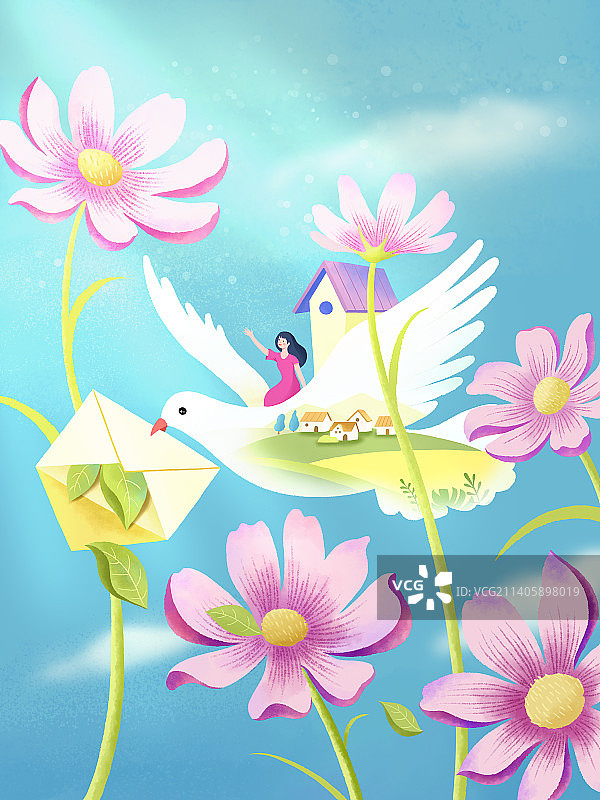 《信鸽》图片素材