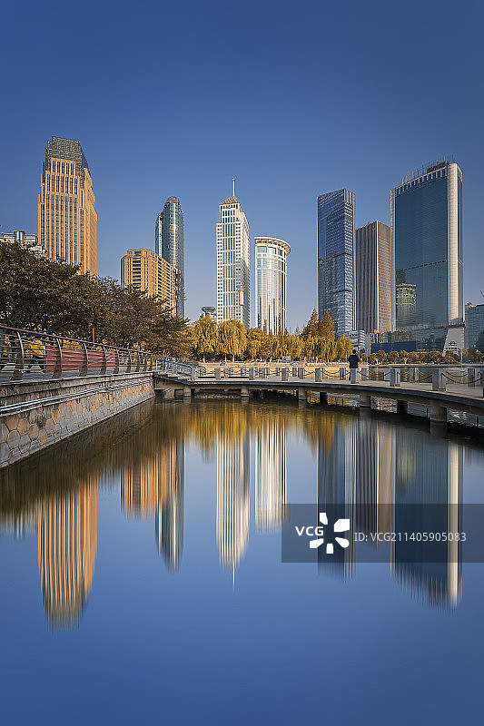 西北湖CBD图片素材