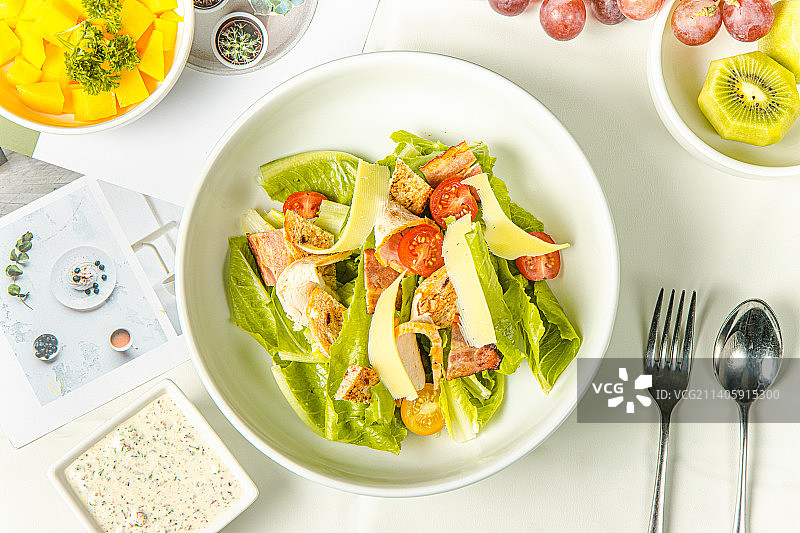 凯撒沙拉图片素材