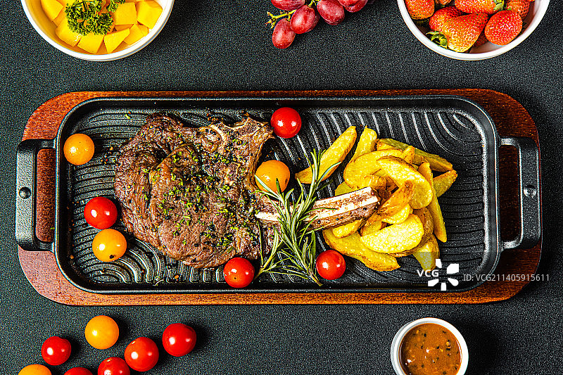 战斧牛排图片素材