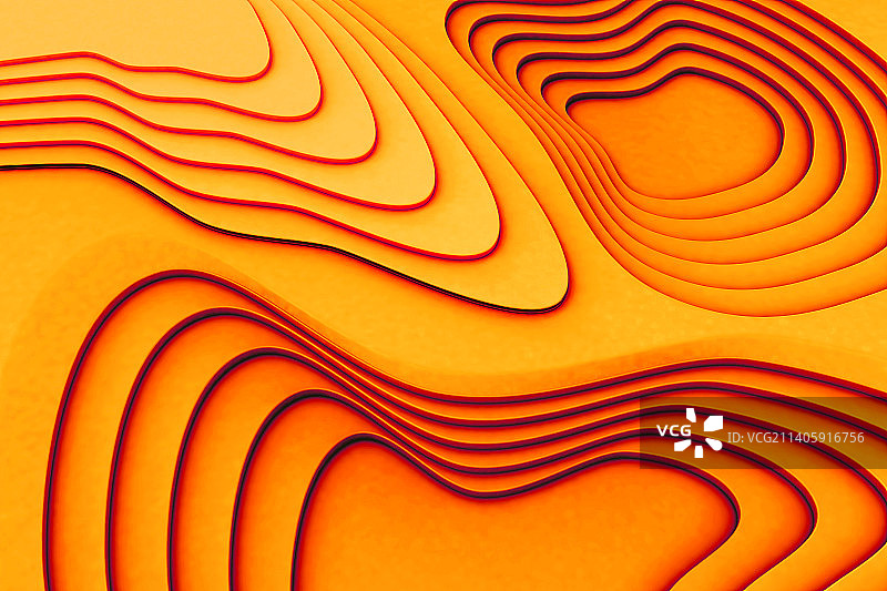 3D梯田图片素材