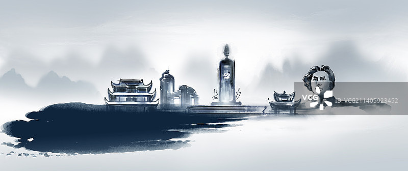 湖南长沙地标建筑图片素材