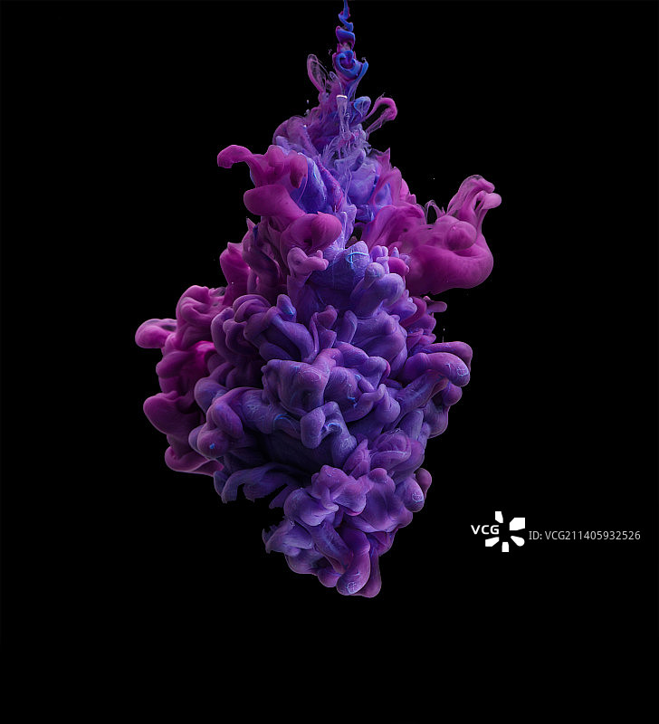 墨水喷溅图片素材