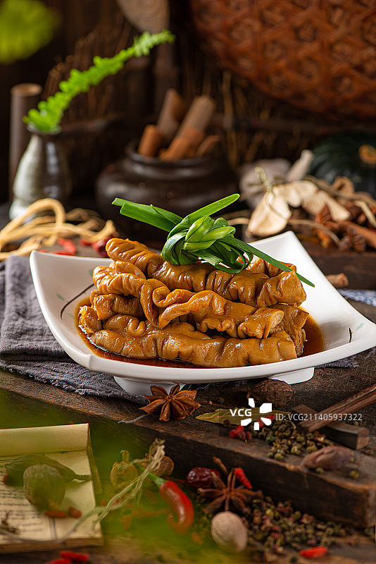 卤肥肠图片素材