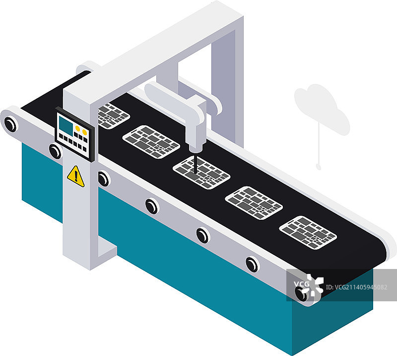 2.5D智能工业图标图片素材