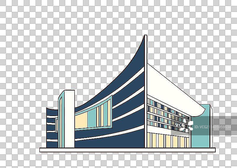 厦门城市地标建筑人民会堂广场图片素材