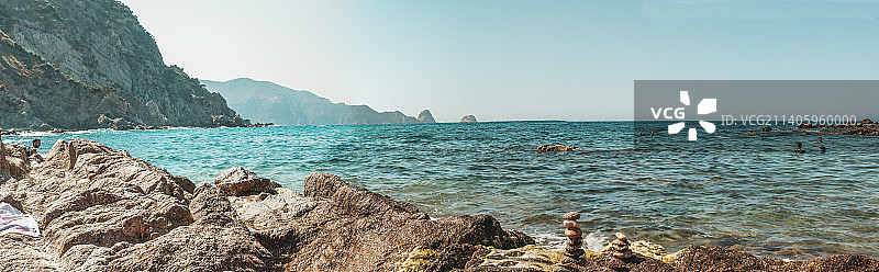 阿尔及利亚斯基克达海景全景图片素材