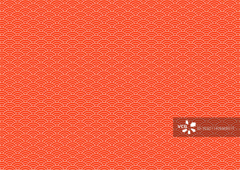 新年春节国潮祥云底纹矢量插画图片素材