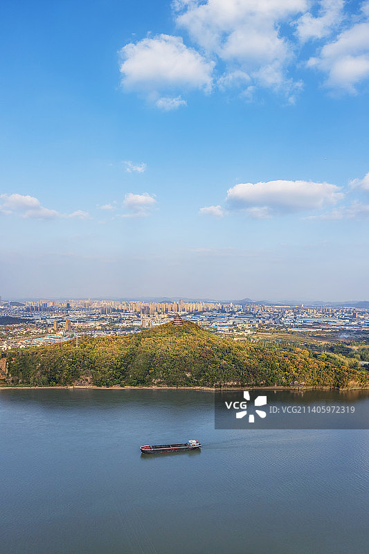 长江秋色图片素材