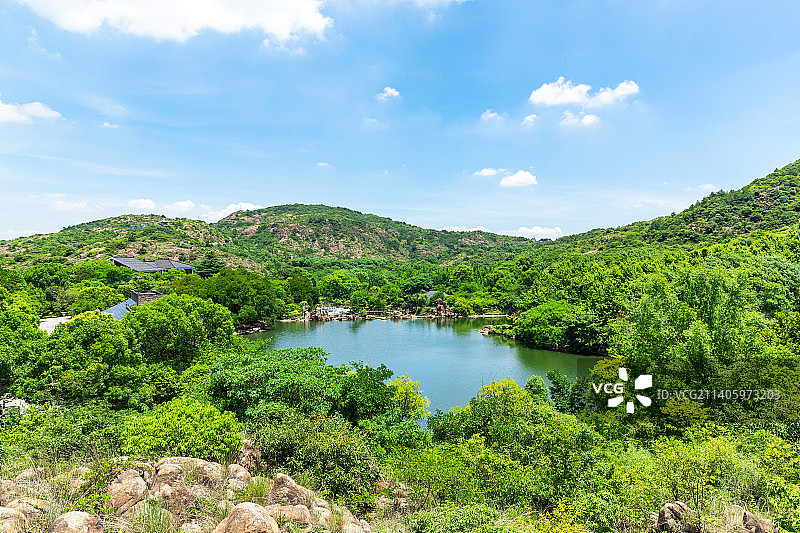 苏州白马涧龙池风景区自然风光图片素材