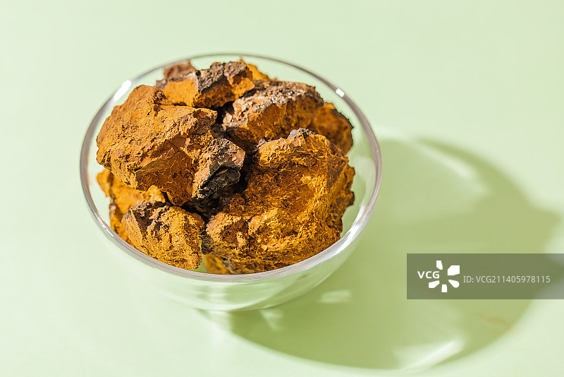 桦树茸茶图片素材