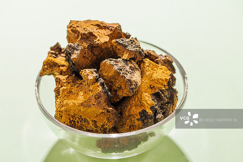 桦树茸茶图片素材