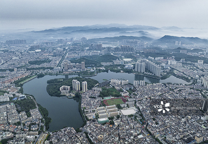 阳江鸳鸯湖风光图片素材