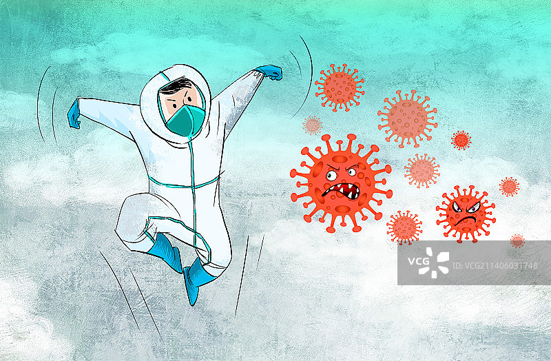 抗击病毒图片素材