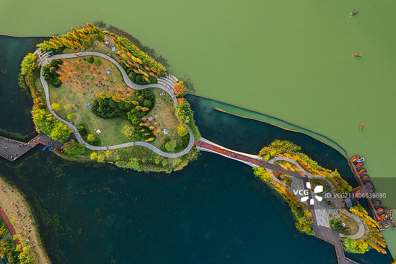 长沙后湖公园美景图片素材