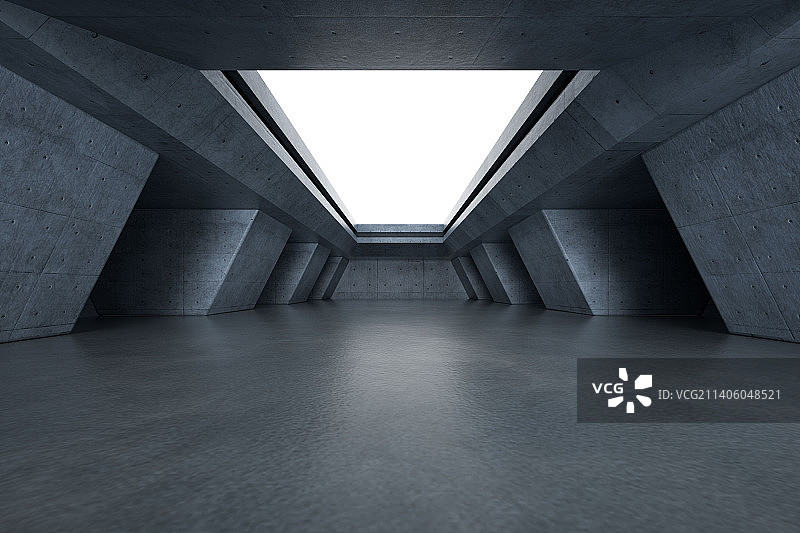 水泥建筑立体三维空间 背景图片素材