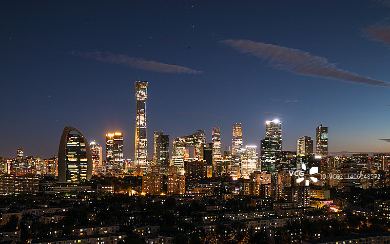 北京黑夜背景城市全景图片图片素材