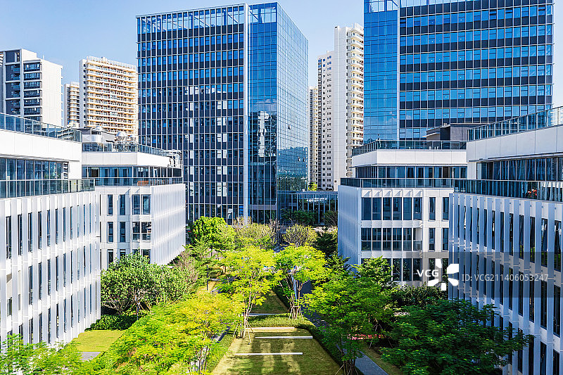 海南省三亚市崖州区深海科技城 崖州湾自贸中心写字楼办公园区图片素材