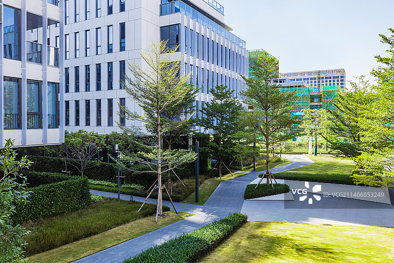 海南省三亚市崖州区深海科技城 崖州湾自贸中心写字楼办公园区图片素材