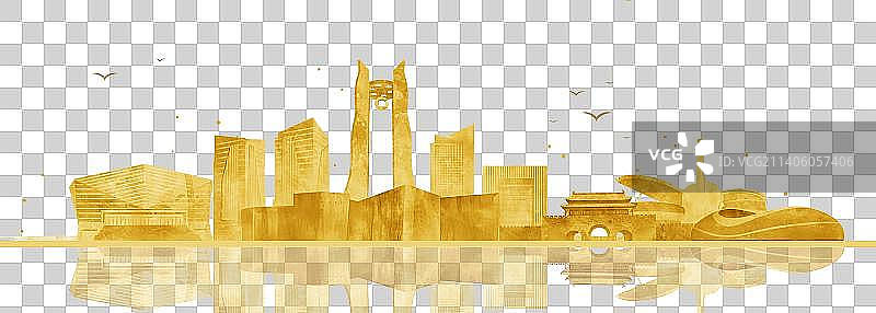 淮安城市建筑插画图片素材