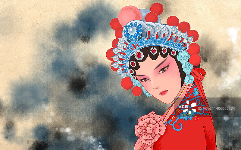京剧花旦人物图片素材
