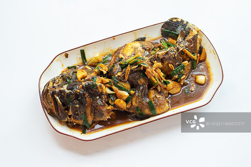 红烧石斑鱼图片素材