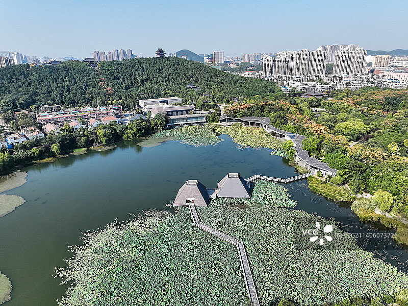 徐州汉文化景区汉兵马俑展览风景图片素材