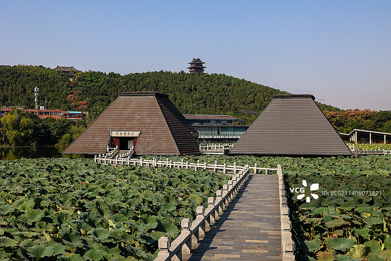 徐州汉文化景区汉兵马俑展览风景图片素材