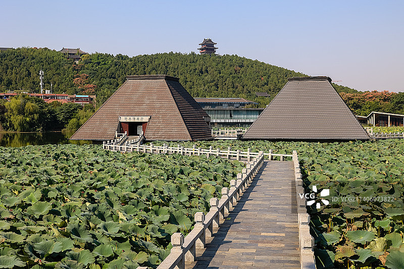 徐州汉文化景区汉兵马俑展览风景图片素材