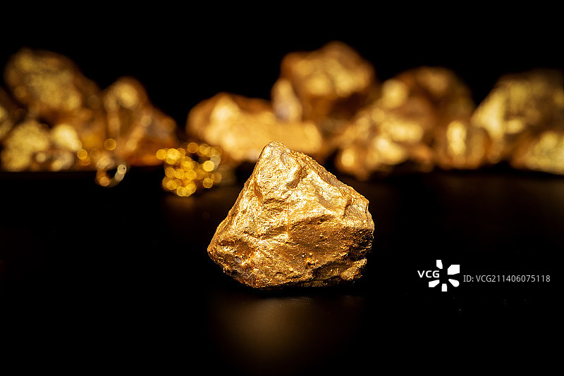 黄金金矿石图片素材